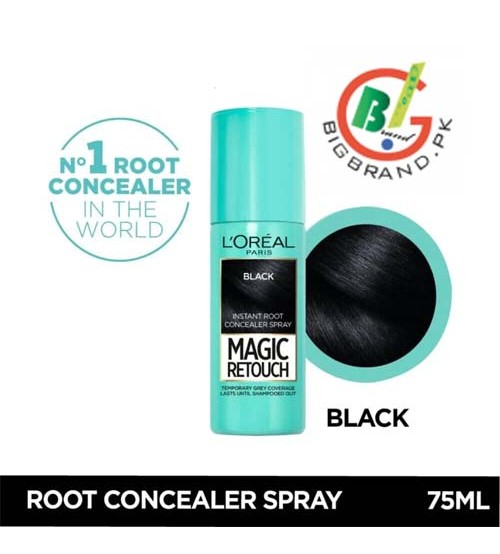 Loreal Magic Retouch Instant Hair Root Concealer Spray Black 75ml
